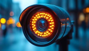 Security Camera Surveillance 4K Desktop Wallpaper Background