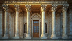 Classical Architecture 4K Desktop Wallpaper - Free Stone Building Background