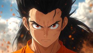 Angry Anime Hero 4K Wallpaper For Mobile And Desktop