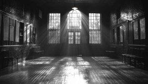 Monochrome Interior Window Light Rays Free Desktop Wallpaper 4K