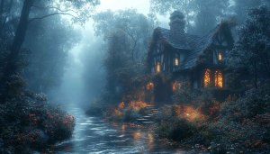 Enchanted Cottage Core Aesthetic Wallpaper for Desktop Background Free
