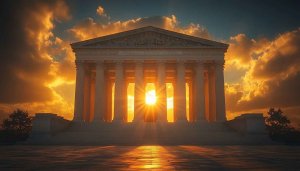 Supreme Court Sunset Wallpaper 4K Desktop Background Free Image