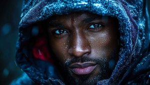 Snowy Portrait HD Wallpaper: Free Desktop and Mobile Backgrounds