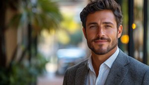 Handsome Man Portrait HD Mobile Background Wallpaper No Sign Up