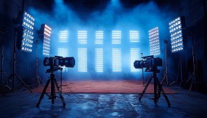 Professional Film Studio Setup 4K Wallpaper, Recording Setup Backgrounds