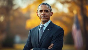 Barack Obama Portrait President Mobile Wallpaper Free HD Background