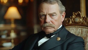 Intense Portrait Wallpaper: Mature Gentleman With Bowtie Desktop Background