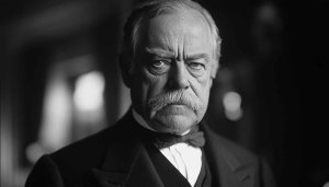 Black and White Portrait of an Older Man Mobile Wallpaper