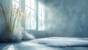 Minimalist Interior Aesthetic Wallpaper: Light and Airy Room Background