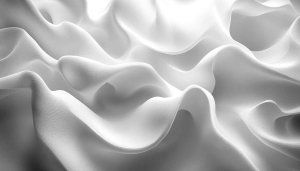 Abstract White Waves 4K Desktop Background | Minimalist Mobile Wallpaper