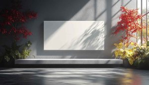 Indoor Plants With Whiteboard Aesthetic 4K Desktop Wallpaper