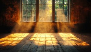 Sunlit Window Room Aesthetic Wallpaper 4K Desktop Background Free