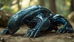 Alien Xenomorph Wallpaper 4K, Sci-Fi Monster Desktop Background HD