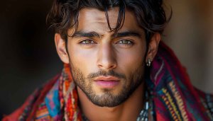 Handsome Man Portrait Mobile Wallpaper Free HD Aesthetic Background