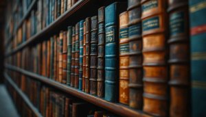 Antique Bookshelf Mobile Background - Library Wallpaper For Desktop