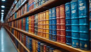 Library Bookshelf Wallpaper for Study Room Inspiration Mobile Background