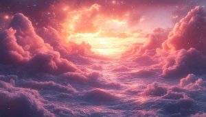 Dreamy Pink Cloudscape 4K Mobile Wallpaper Aesthetic Desktop Background