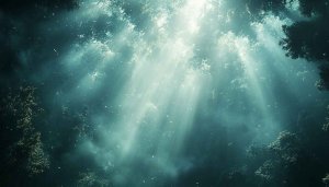 Sunlight Through Forest Trees Free 4K Desktop Wallpaper Background