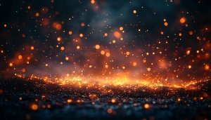 Orange Bokeh Lights 4K Desktop Wallpaper, Abstract Mobile Background