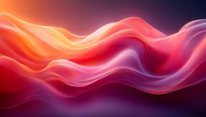 Abstract Gradient Waves 4K Wallpaper for Desktop and Mobile
