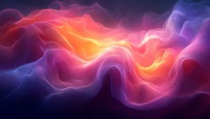 Abstract Colorful Smoke Waves Mobile Wallpaper 4K Desktop Background