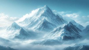 Snowy Mountain Peaks Wallpaper - Free 4K Desktop Background