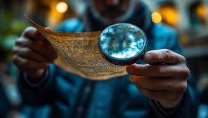 Old Map Magnifying Glass Desktop Background, Free Antique Map Wallpaper