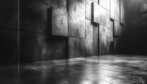 Abstract Grey Concrete Wall 4K Desktop Background Mobile Wallpaper