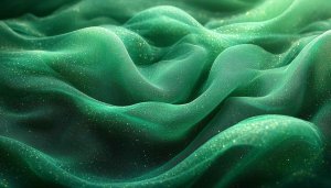 Emerald Green Sparkle Fabric Texture 4K Mobile Phone Wallpaper