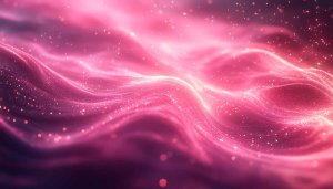 Sparkling Pink Waves Mobile Wallpaper - Free Aesthetic Desktop Background