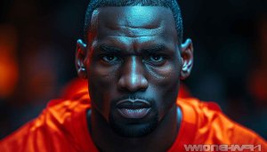 LeBron James Portrait Wallpaper 4K Free Desktop Background Mobile