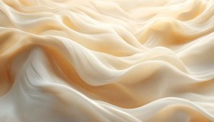 Elegant Cream Silk Fabric Texture 4K Desktop Background Wallpaper