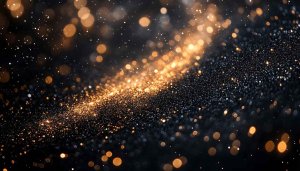 Golden Glitter Bokeh 4K Desktop Background, Free Mobile Wallpaper