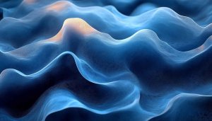 Abstract Blue Waves 4K Desktop Background, Mobile Wallpaper Free