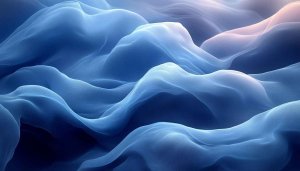Blue Smoke Waves 4K Desktop Background Abstract Mobile Wallpaper