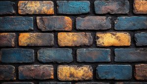 Artistic Brick Wall Texture 4K Wallpaper for Phone and Desktop