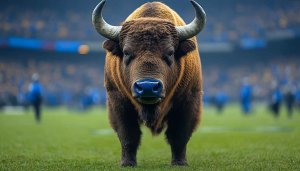 Buffalo Bills Stadium Team Mascot 4K Mobile Wallpaper Background