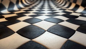 Op Art Chessboard 4K Wallpaper for Desktop and Mobile Background