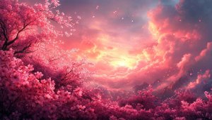 Pink Cherry Blossom Tree 4K Mobile Wallpaper Free Download