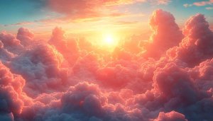 Pink Clouds Aesthetic Background Sky Wallpaper 4K Desktop Mobile