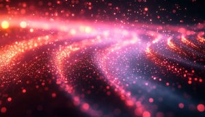 Red Glitter Sparkles 4K Desktop Background, Abstract Mobile Wallpaper