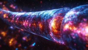 Cosmic Wormhole Space Travel 4K Desktop Background Mobile Wallpaper