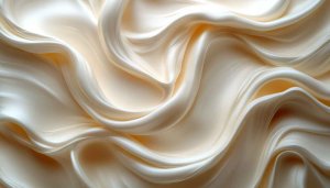 Abstract Cream Swirls Wallpaper, 4K Mobile Background, Smooth Texture Design