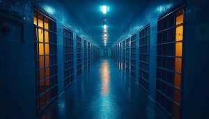 Creepy Prison Corridor 4K Wallpaper: Moody Jail Background