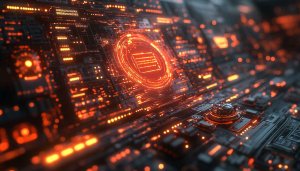 Glowing Circuit Board Technology 4K Wallpaper for Desktop Background