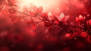 Red Flowers Mobile Wallpaper Blossom Branch 4K Desktop Background