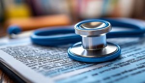 Stethoscope on Medical Document 4K Wallpaper for Healthcare Desktop