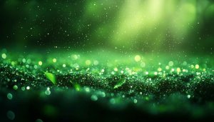 Emerald Green Glitter Sparkle Bokeh Background Wallpaper for Desktop & Mobile