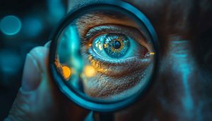 Magnified Eye Wallpaper HD Vision Mobile Background Free Image