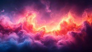 Nebula Space Cloud 4K Desktop Background Free Mobile Wallpaper